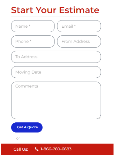 Estimate Budget form